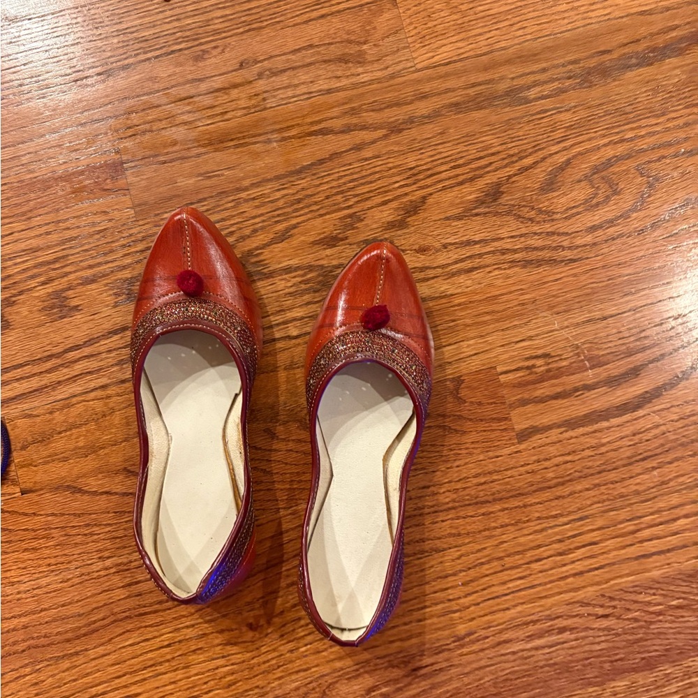Elegant Red Women's Flats